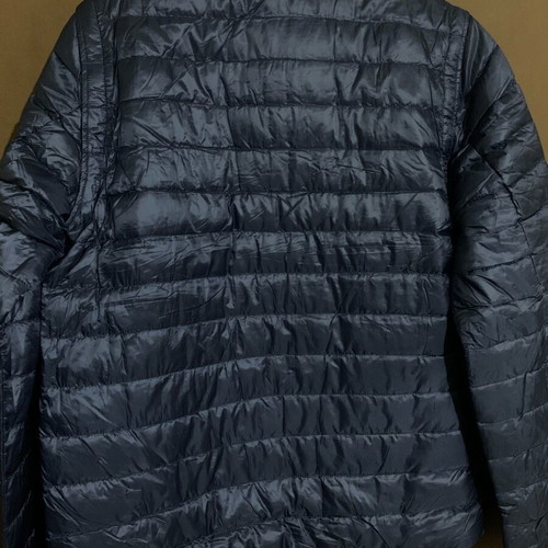 Herno puffer jacket with removable sleeves like new, blue, size 52