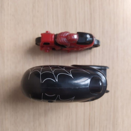 Spiderman motorcycle toy like new
