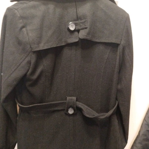 Moritz black coat like new, size M