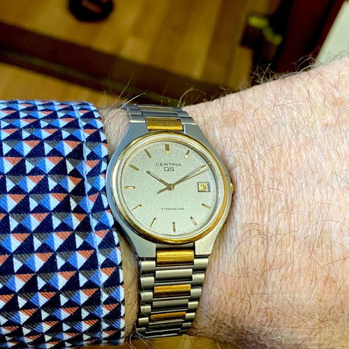 Certina DS Quartz Titanium used men's watch