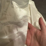 White flowy fabric
