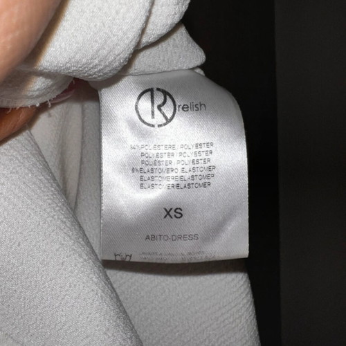 Relish white dress like new, size XS