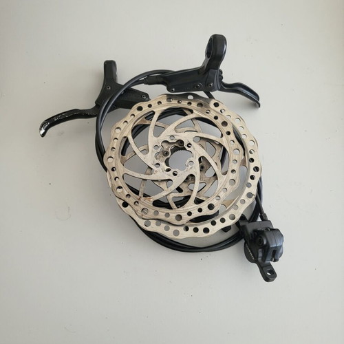 Hydraulic bicycle disc brake sets used, pack of 11 with rotors