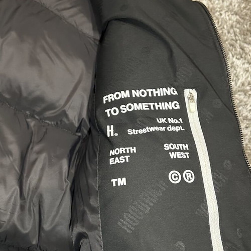 Hoodrich puffer jacket new, size M black
