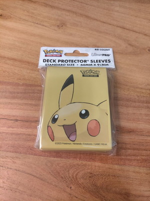 Ultra Pro Pikachu 65ct Card Protector Sleeves new