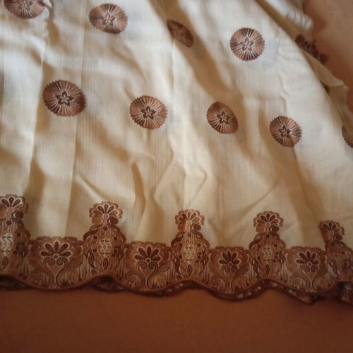 Curtain new, fabric for sewing, length 4.40 m and 2.70 m