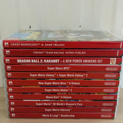 Nintendo Switch 12-game bundle with Mario and Crash titles