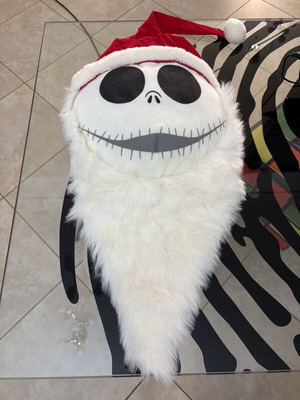 Disney διπλής όψης χριστουγεννιάτικο μαξιλάρι Jack Skellington, 96 εκ.