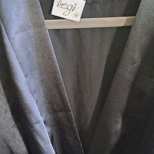 Women's satin robe black size M like new