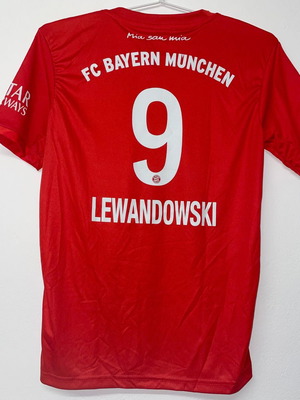 Ποδοσφαιρικό σετ Lewandowski Bayern Munich Home 2019-20 Adidas σαν καινούργιο