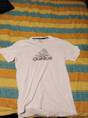 Adidas λευκό μπλουζάκι μεταχειρισμένο, μέγεθος Medium