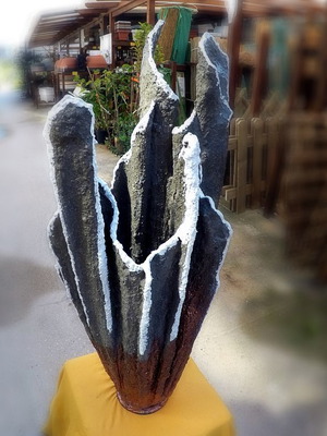 Βάζο γλάστρα τσιμεντένια για εσωτερικούς και εξωτερικούς χώρους