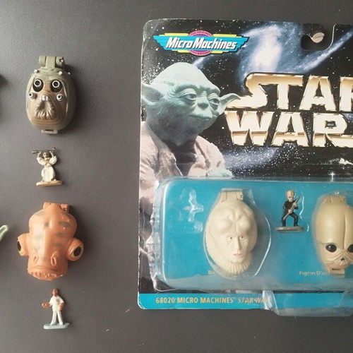 Star Wars 1996 Micro Machines mini heads μεταχειρισμένο, πακέτο