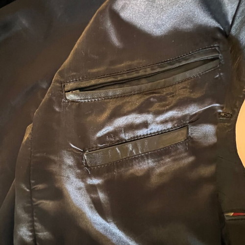 Selected leather jacket like new, black, size L