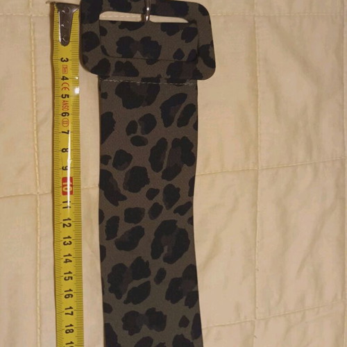 Zara wide leopard print belt like new