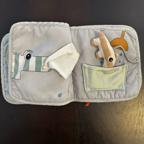 Done by Deer fabric baby book like new