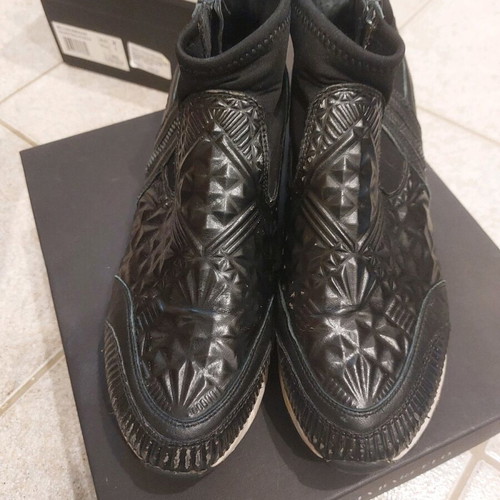 Ash black handmade ankle boots used, size 39