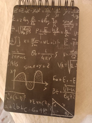 Spiral notebook like new with lined and blank pages, 100 sheets
