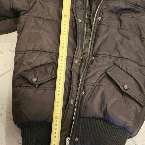 Pinko children's jacket like new, hooded, size 12-14 years, brown and green