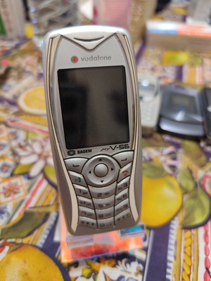 Sagem myV-56 used, silver mobile phone