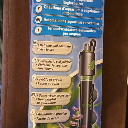Tetra HT 50 aquarium heater like new, 50W