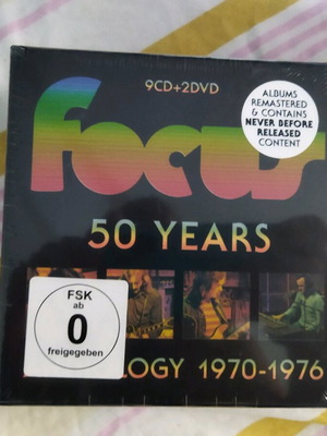 Focus 50 Years Anthology 1970-1976 9CD+2DVD boxset new, prog rock