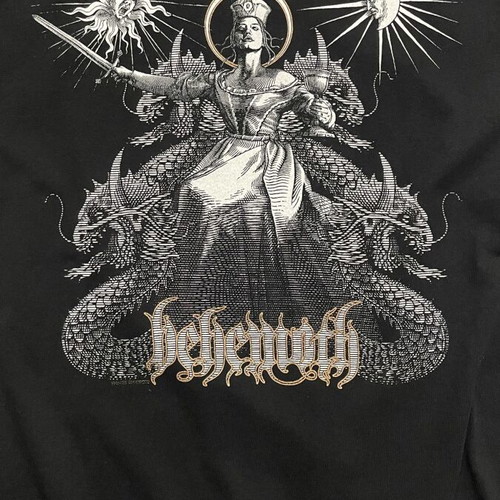 Behemoth Evangelion Album Promo 2009 T Shirt gently used, black, size M/L