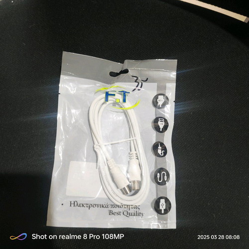 FT Electronics Antenna Cable Coax male - Coax female 1.5m new