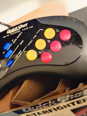 Sega Genesis Quickshot Starfighter 3 σαν καινούργιο στο κουτί