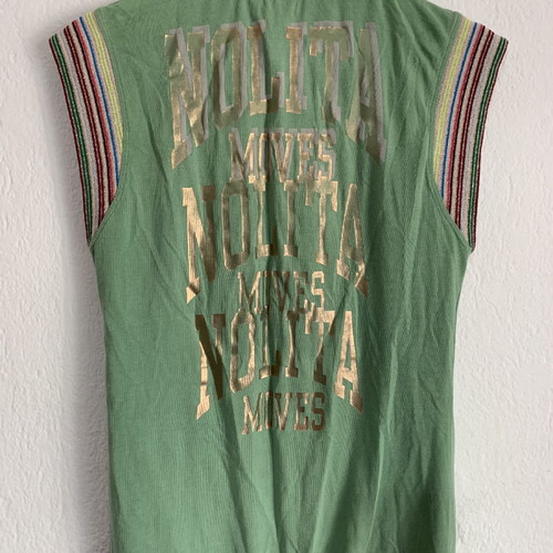 Nolita sleeveless jacket small with beautiful colors