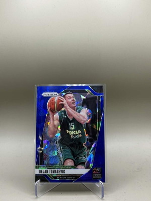Dejan Tomasevic Blue Prizm card used, Panathinaikos EuroLeague 2024-25