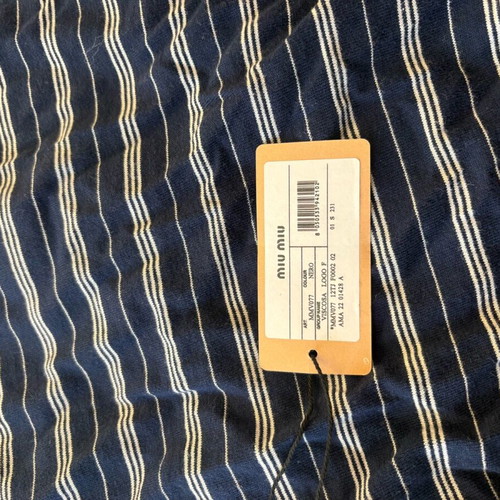 Miu Miu unisex polo shirt blue like new, size 42