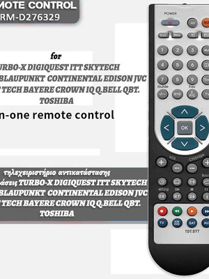 TurboX TXV3235/TXV-S 3250 SMT/TXV3274 Replacement Remote Control new