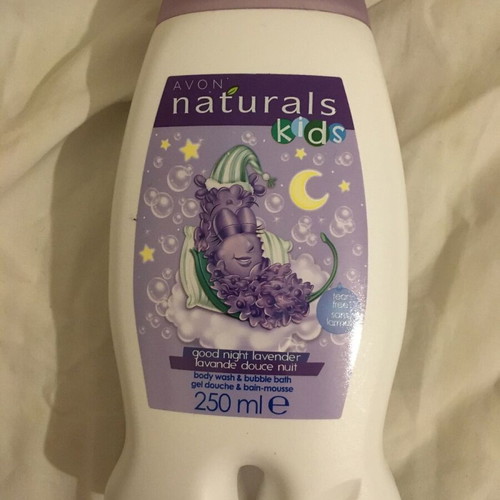Avon Naturals Kids Good Night Lavender Scented children's bath foam new 250 ml
