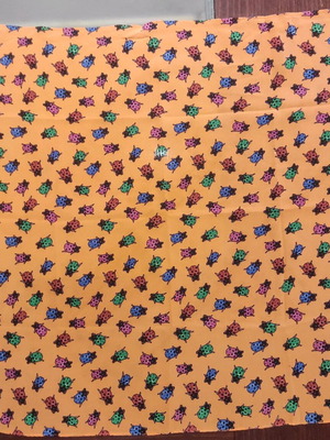 Codello silk scarf 100% like new, multicolor orange