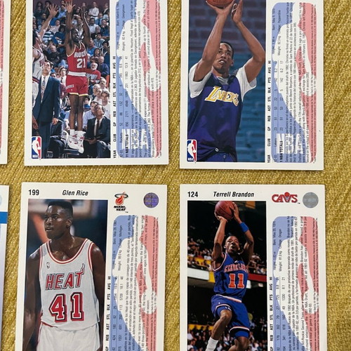NBA Upper Deck 1992 cards used