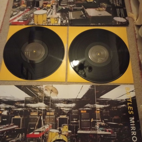 Battles Mirrored double vinyl record like new, electronic