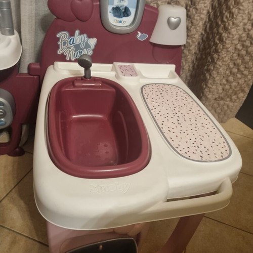 Smoby Baby Nurse playset used, doll care station