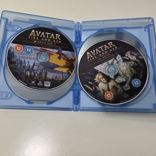 Avatar Fire and Ash 3D + 2D Blu-Ray