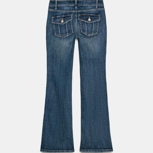 Zara Low Rise Bootcut Jeans Y2K Style EU40 New