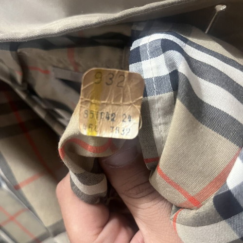 Burberrys Vintage Trench Coat like new with 2 removable linings beige XXL
