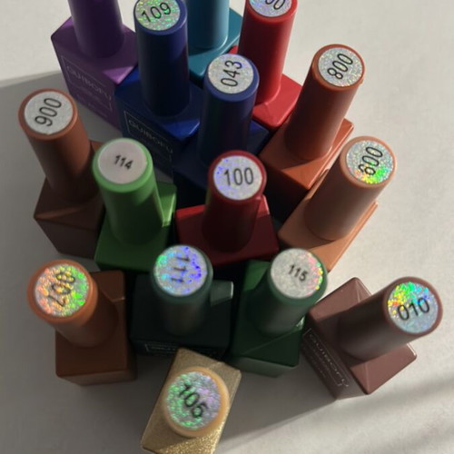 Guibofu semi-permanent nail polish new, pack of 15