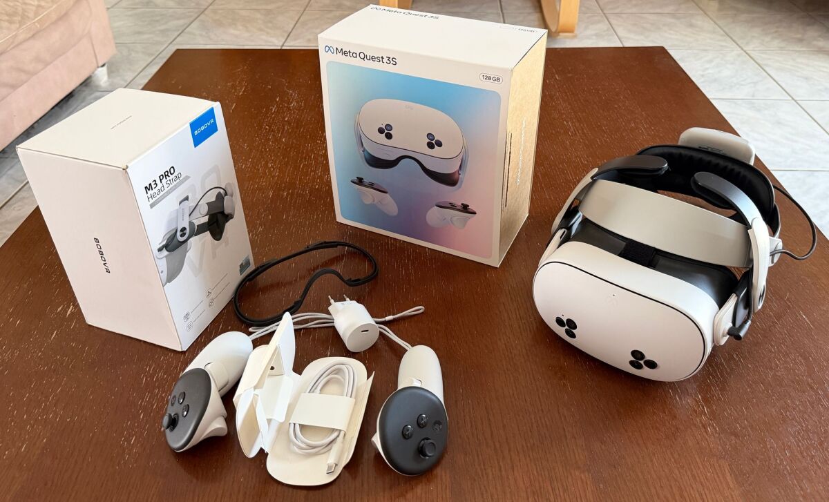 Meta Quest 3S 128GB VR headset like new… - € 379,00 - Vendora.cy