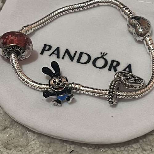 Pandora bracelet with Pandora charms