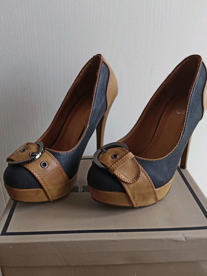 Γόβες 37 νούμερο σαν καινούργιο, καφέ