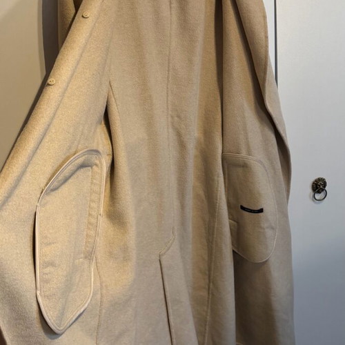 Wool coat used, beige, size S/M