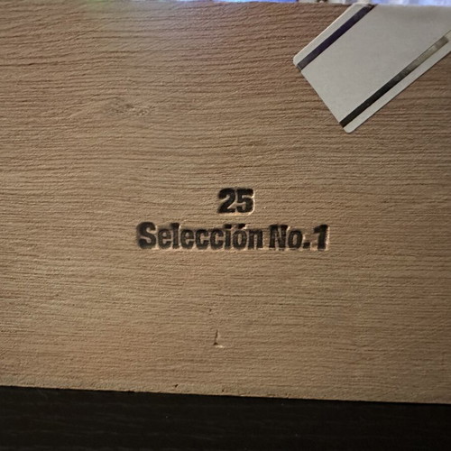 Juan Lopez Selección No.1 Cabinet wooden cigar box vintage 2009 empty