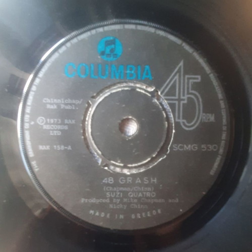 Suzi Quatro 48 Grash / Little Bitch Blue 7" single μεταχειρισμένο, rock