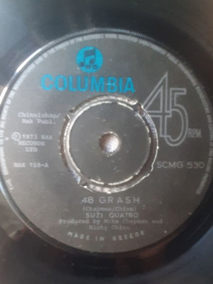 Suzi Quatro 48 Grash / Little Bitch Blue 7" single μεταχειρισμένο, rock