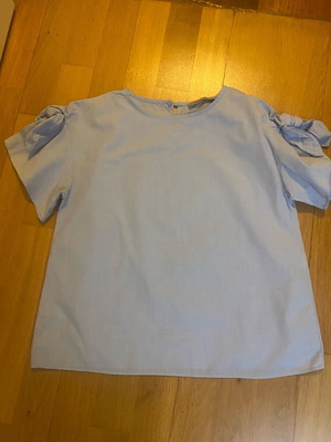 Zara short-sleeve shirt used, turquoise, size 164 cm for 14 years old